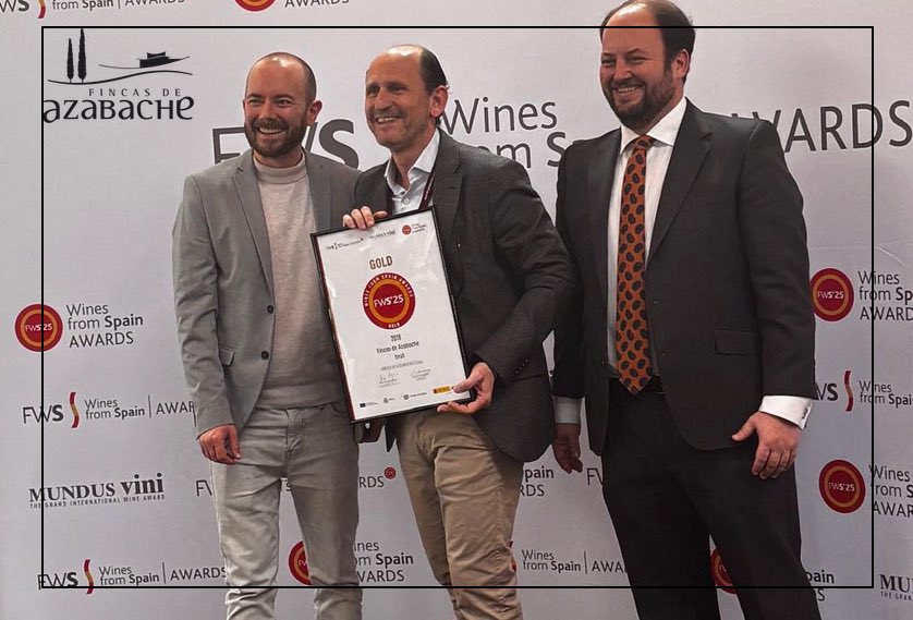 FINCAS DE AZABACHE SPARKLING RIOJA RECEIVES THE GOLD FROM WINES FROM SPAIN AWARDS AT PROWEIN 2025