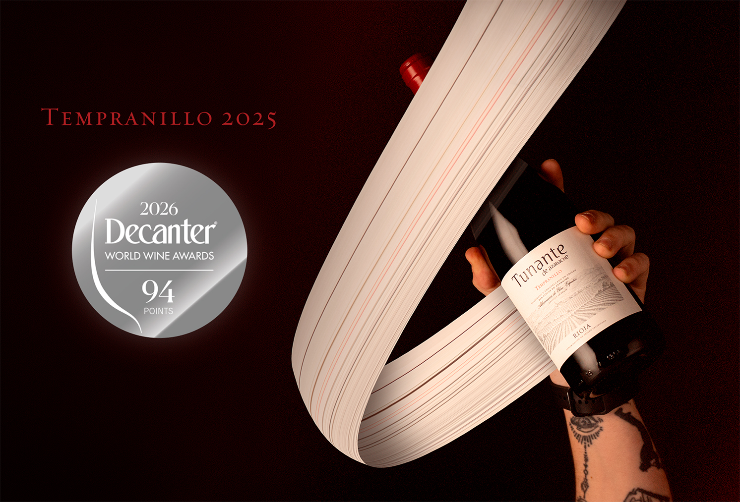 ÉXITO INTERNACIONAL: 94 PUNTOS DECANTER PARA TUNANTE TEMPRANILLO Y EL VIÑEDO EN JUNIO